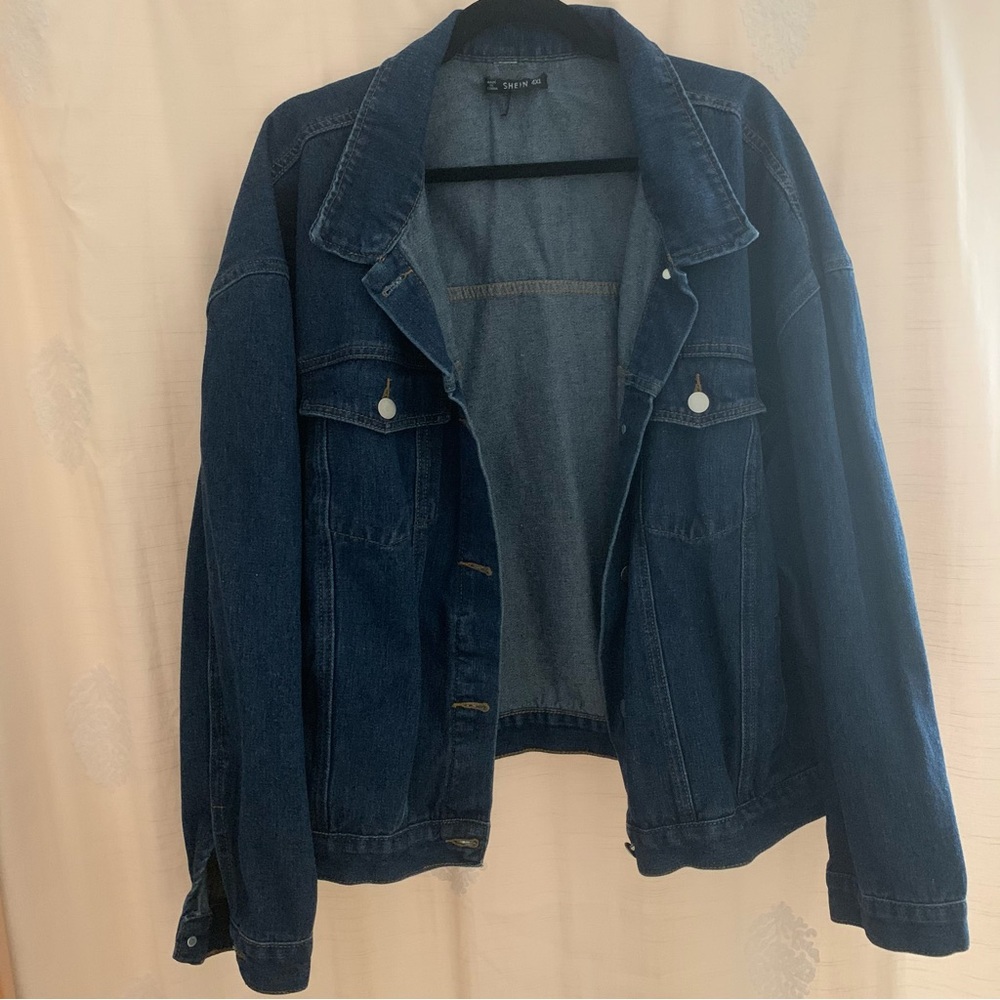 Button Up Denim Jacket with Pockets